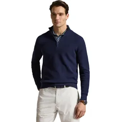 RALPH LAUREN Layer Cotton Coolmax Half Zip, navy