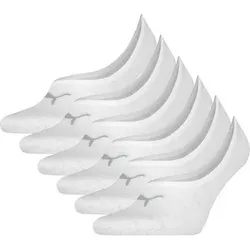 PUMA Unisex Füßlinge, 6er Pack - Footie, einfarbig, Größe EUR 39-42 in Bunt Bunt