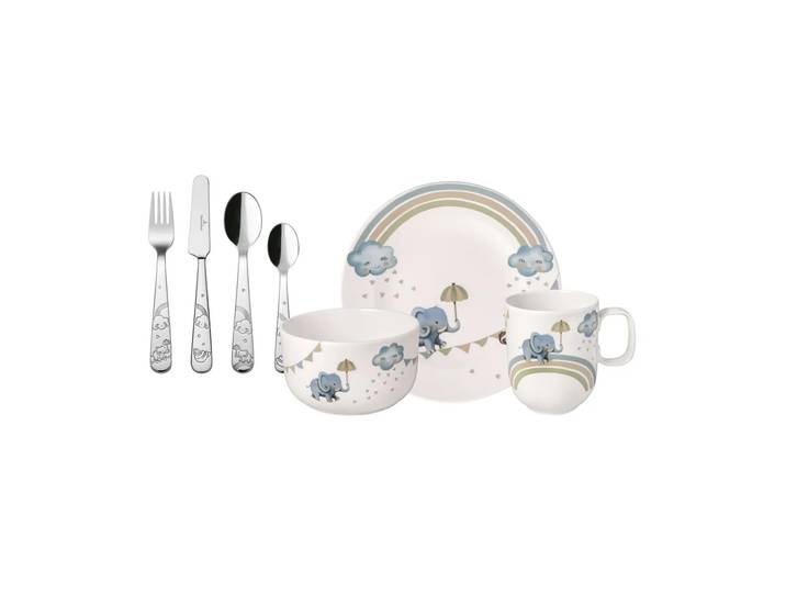 Villeroy & Boch Service et couverts pour enfants Walk like an Elephant 7 pièces