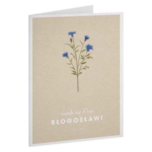 Szaron Gute Karte - Gott segne dich - Blaue Blume (47602851)