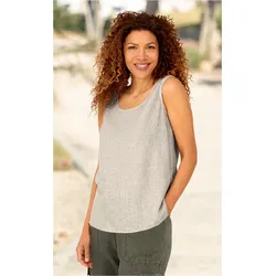 Viskose-Mix-Top in beige in Größe 36 von DW-Shop, Beige, 36