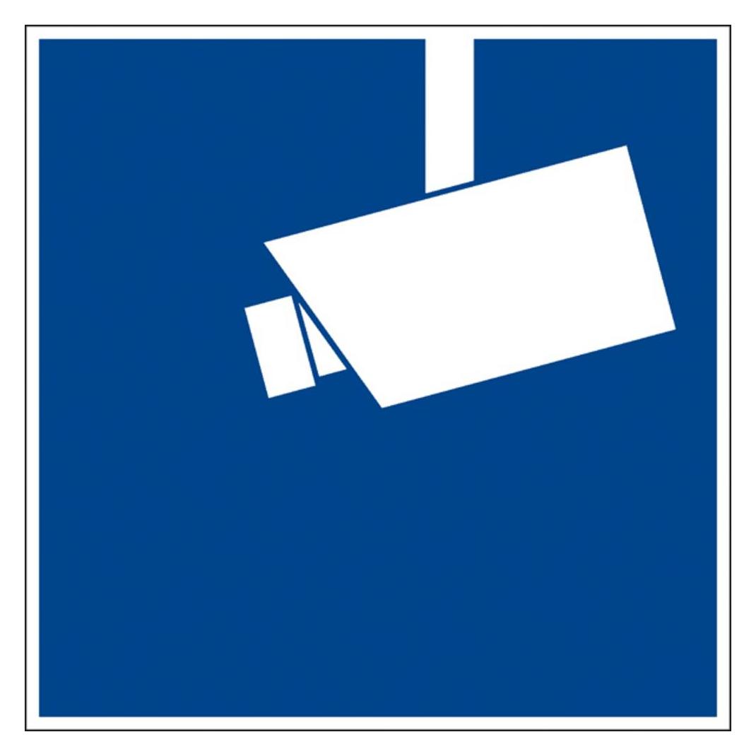 Wolk 21.G5010 Hinweisschild Videoüberwachung Folie selbstklebend B x H (21.G5010)