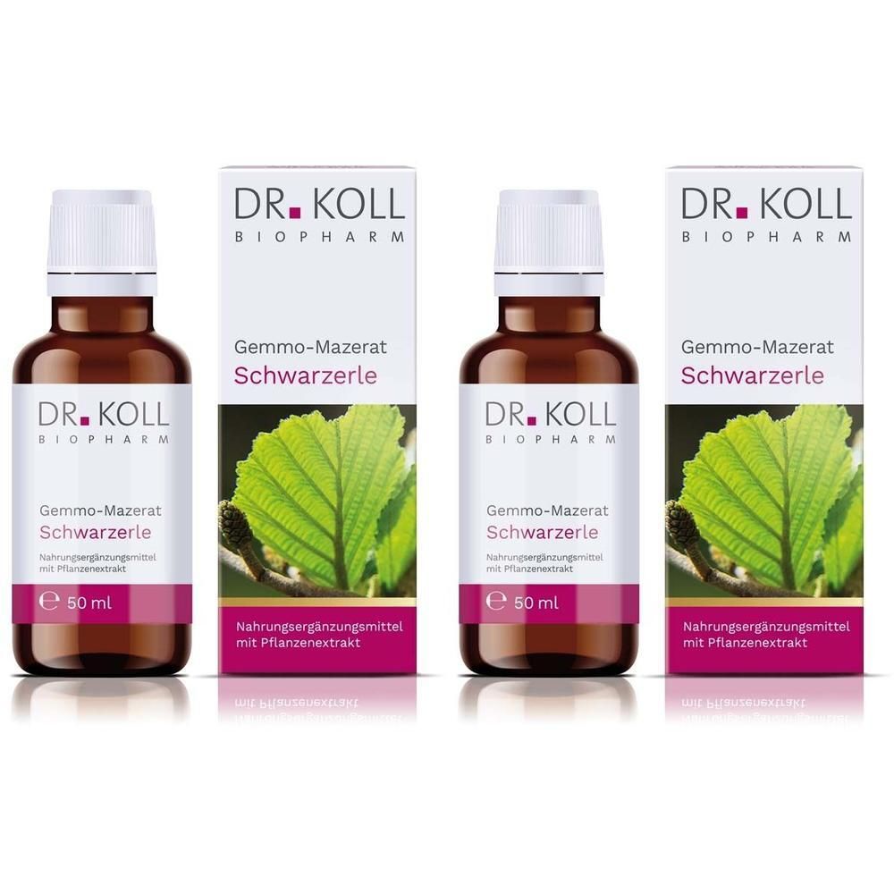 Gemmo-Mazerat Schwarzerle Dr.Koll Alnus gluti.Tro. 2x 2x50 ml Tropfen