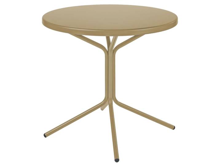 Metall-Beistelltisch Pix Rund von Schaffner / Farbe: Pastellbraun / DxH: 54 x 54 cm