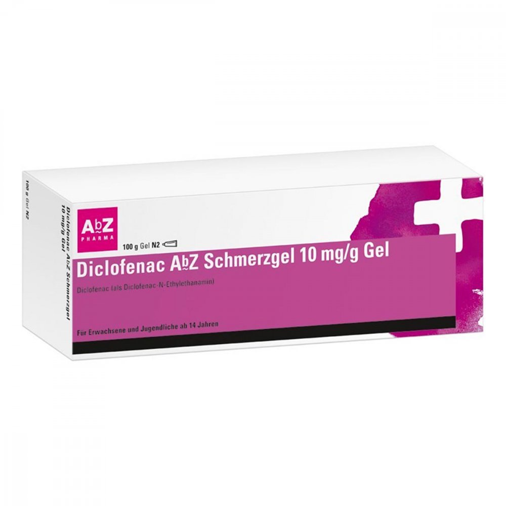 AbZ Pharma GmbH Diclofenac AbZ Schmerzgel 10 mg/g Gel 17439496