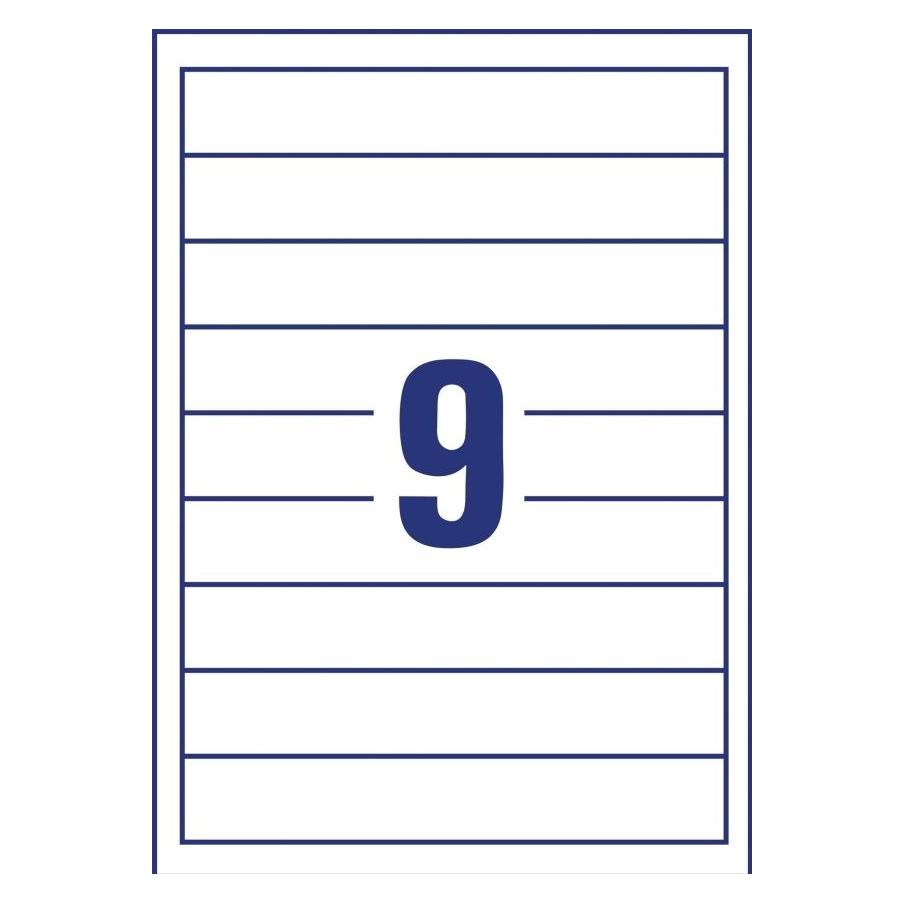 Avery Ordner-Einsteckschilder, Home Office, Kleinpackung (C32266-10)