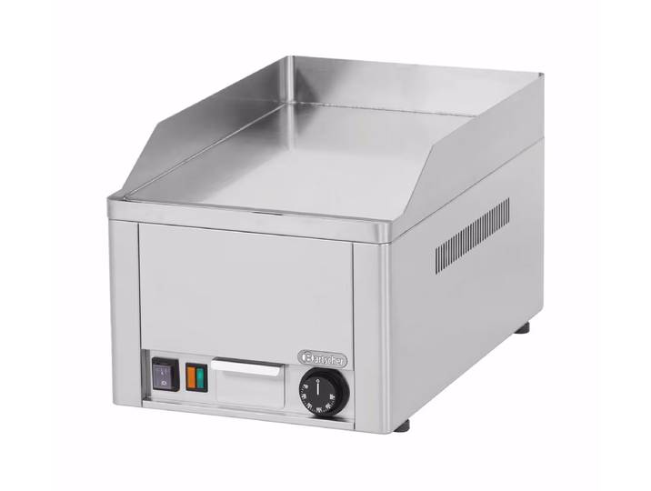 Bartscher Elektro-Griddleplatte 320, Chrom, glatt – Gastro Grill/Griddleplatte – edelstahl