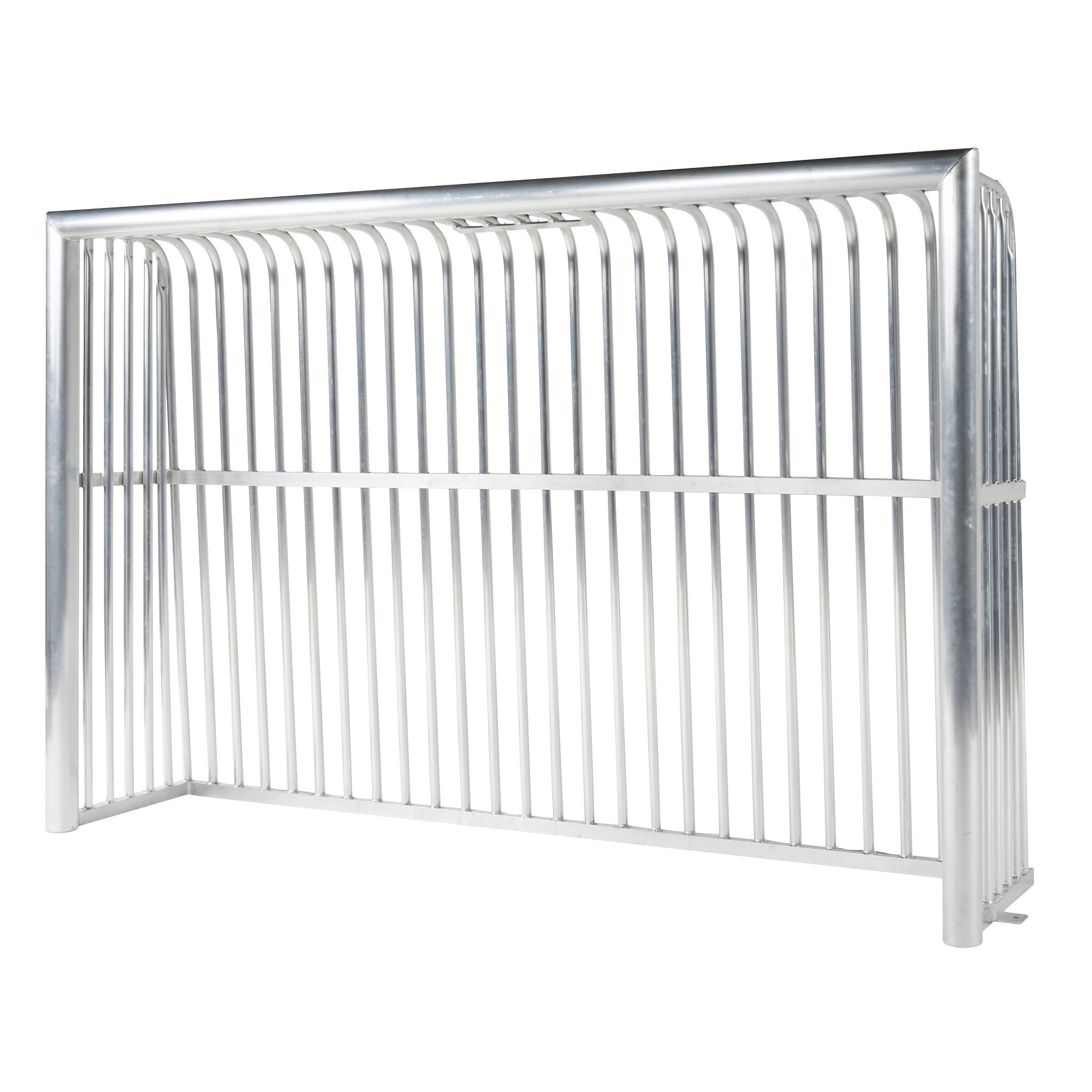 Sport-Thieme Bolzplatztor vollverschweißt, ohne Basketballaufsatz, 3x2 m, Ovalprofil 120x100 mm
