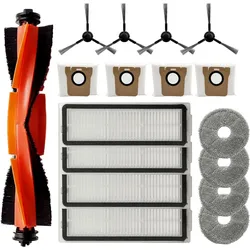 Roboparts Zubehör Set für Xiaomi X20 MAX/ X20 PRO, Staubsauger Roboter Zubehör