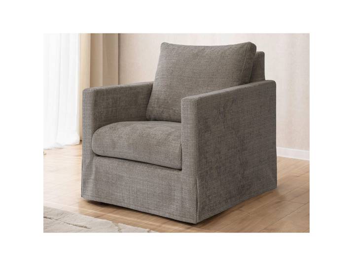 P & B Sesselbezug Paphos, Braun, Uni, 84x89x95 cm,