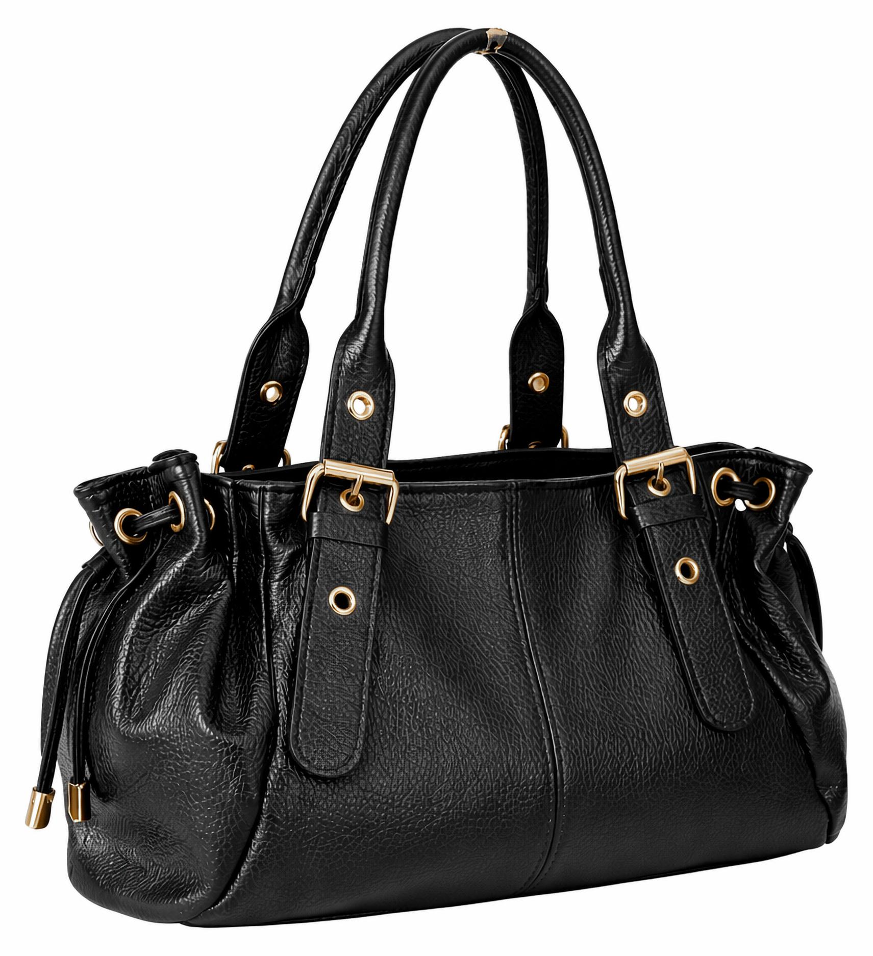 Schultertasche Bergamo aus echtem Leder, Italy von collezione alessandro