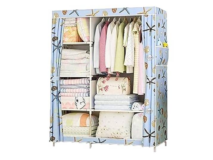 CVdrtyED Kleiderschrank Kleiderschrank, Minimalistischer, Verstärkter, Tragbarer Kleideraufbewahrungsschrank Aus Vliesstoff Schlafzimmer Organizer