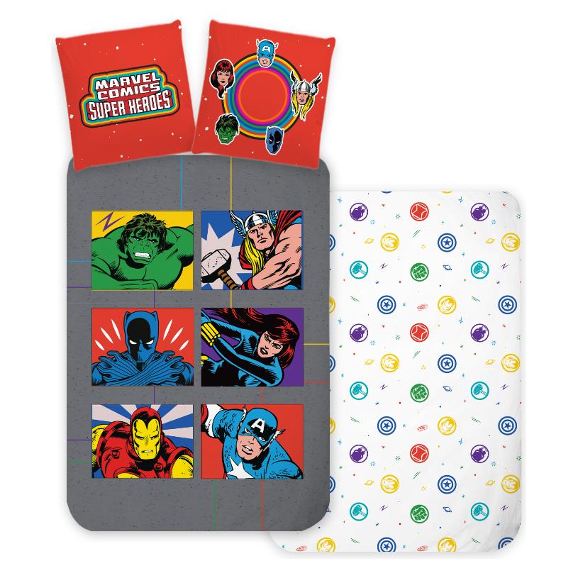 BrandMac Bed Linen - Adult Size 140 x 200 cm - Avengers (1000931) (200 x 140 cm) (1000931)