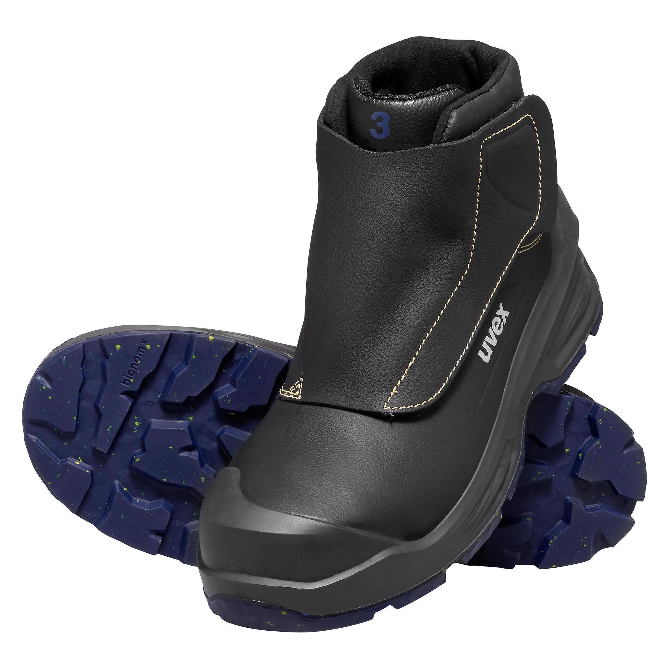Uvex Stiefel 6866 schwarz PU/GU (S3, 36) (6866136)