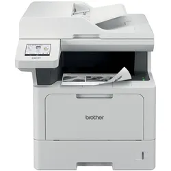 Brother MF LASER DCP-L5510DW (Laser, Schwarz-Weiss), Drucker, Weiss
