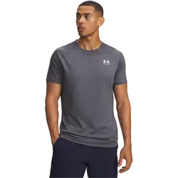 Under Armour, Herren, Funktionsshirt, UA HeatGear Tailliertes T-Shirt für Herren (M), Grau