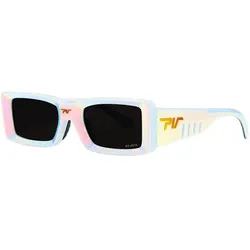 Pit Viper, Unisex, Sportbrille, The Pearl Low Bones (Perlmuttweiss, Blau), Blau, Schwarz