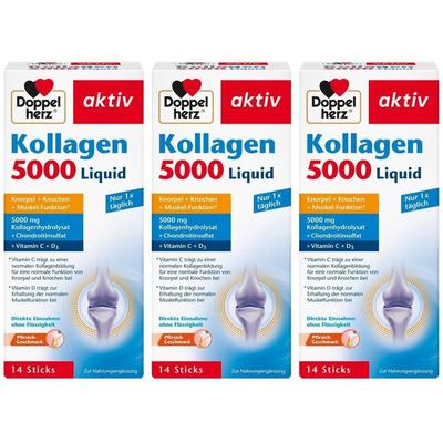 Doppelherz Kollagen 5000 Liquid Sticks 3x 3x14x10 ml Flüssigkeit