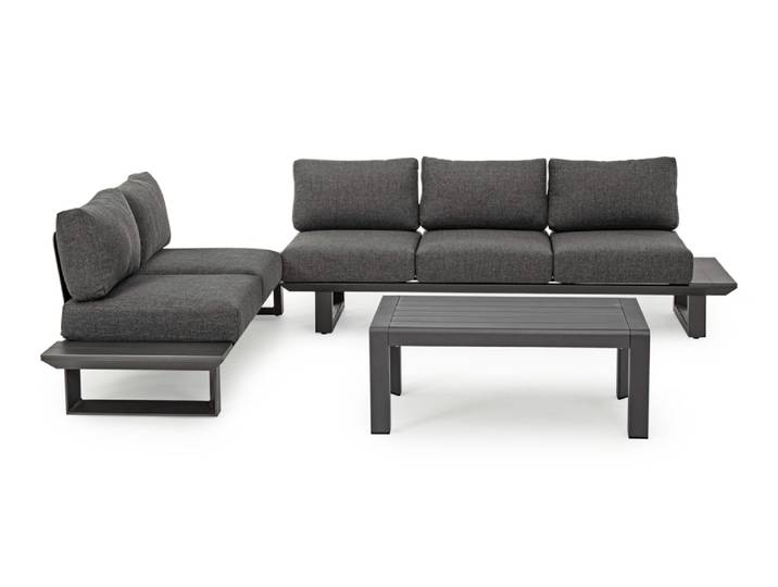 Bizzotto Konnor Ecksitzgruppe Aluminium/Polyester