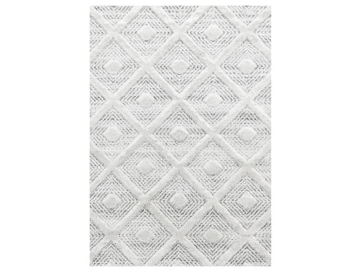 Tapis bohème à relief blanc ivoire 240x340cm