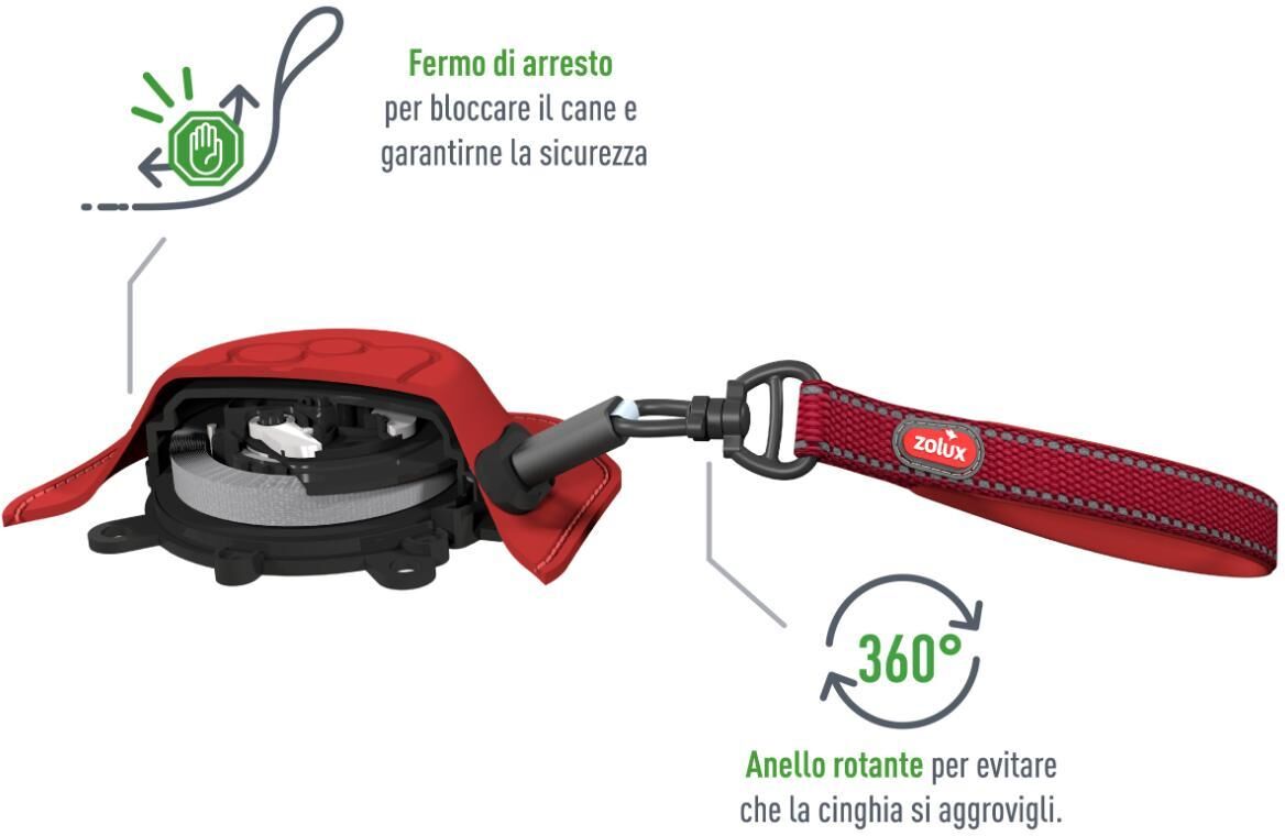 Zolux Pettorina per Cani Easyride Rossa XS