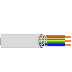 (N)YM(ST)-J 3x2,5 - Abgeschirmte Mantelleitung - Ring50 Meter