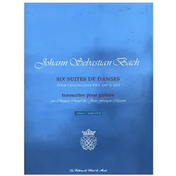 Johann Sebastian Bach, Six Suites De Danses Gitarre Buch, Fachbücher von Johann Sebastian Bach