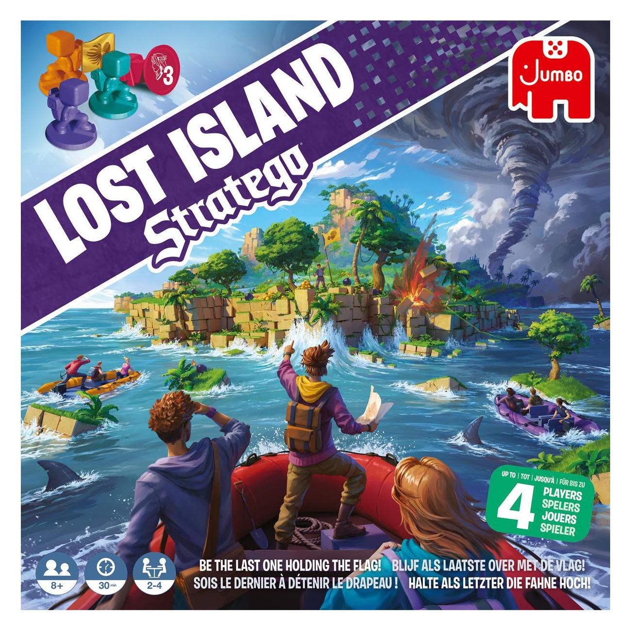Jumbo Lost Island Stratego Board Game (Dänisch, Finnisch, Norwegisch, Schwedisch, 2 - 4 Spieler) (1110100406)