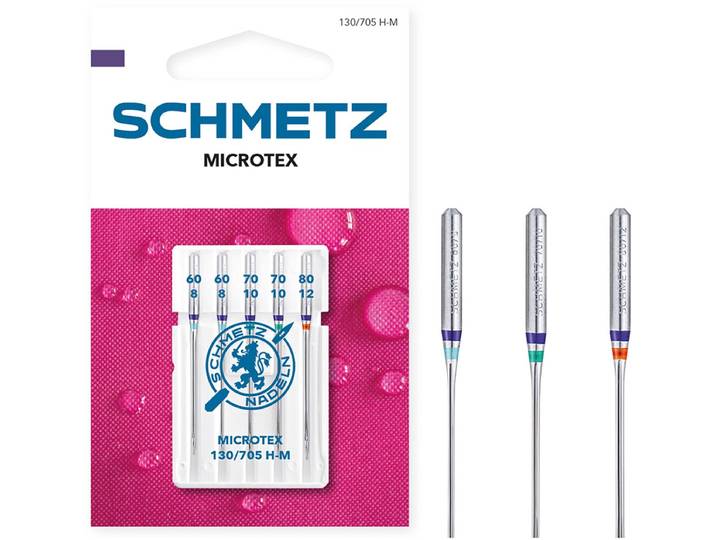 Naaimachinenaalden microtex assorti dikte 60-70-80