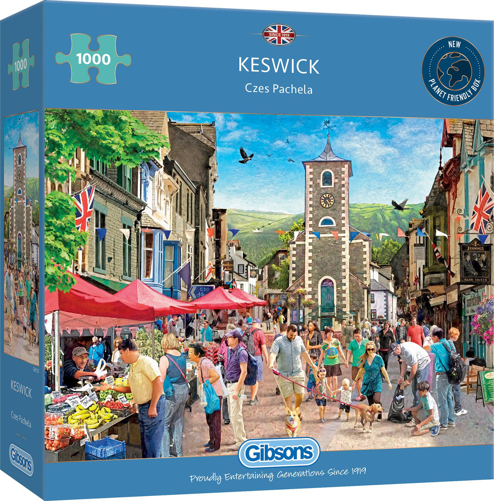 Gibsons Puzzel Keswick Engeland 1000 stukjes
