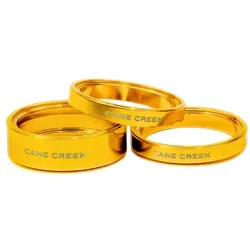 CANE CREEK Spacer Kit Interlok 2 x 5 mm / 1 x 10 mm | 1 1/8" | gold