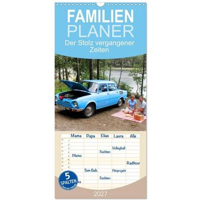 Familienplaner 2027 - Der Stolz vergangener Zeiten mit 5 Spalten (Wandkalender, 21 x 45 cm) CALVENDO