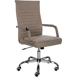 CLP Ergonomischer Bürostuhl Amadora I Höhenverstellbar, 360 Grad Drehstuhl I Kunstleder Oder Stoff  Bezug I Langlebig, 120 kg Belastbar