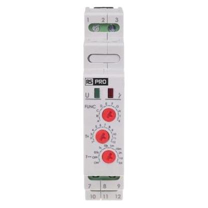 RS PRO Zeitrelais, DIN-Schienen, 0.1 s 576h, 12 (PCS-516UNI)