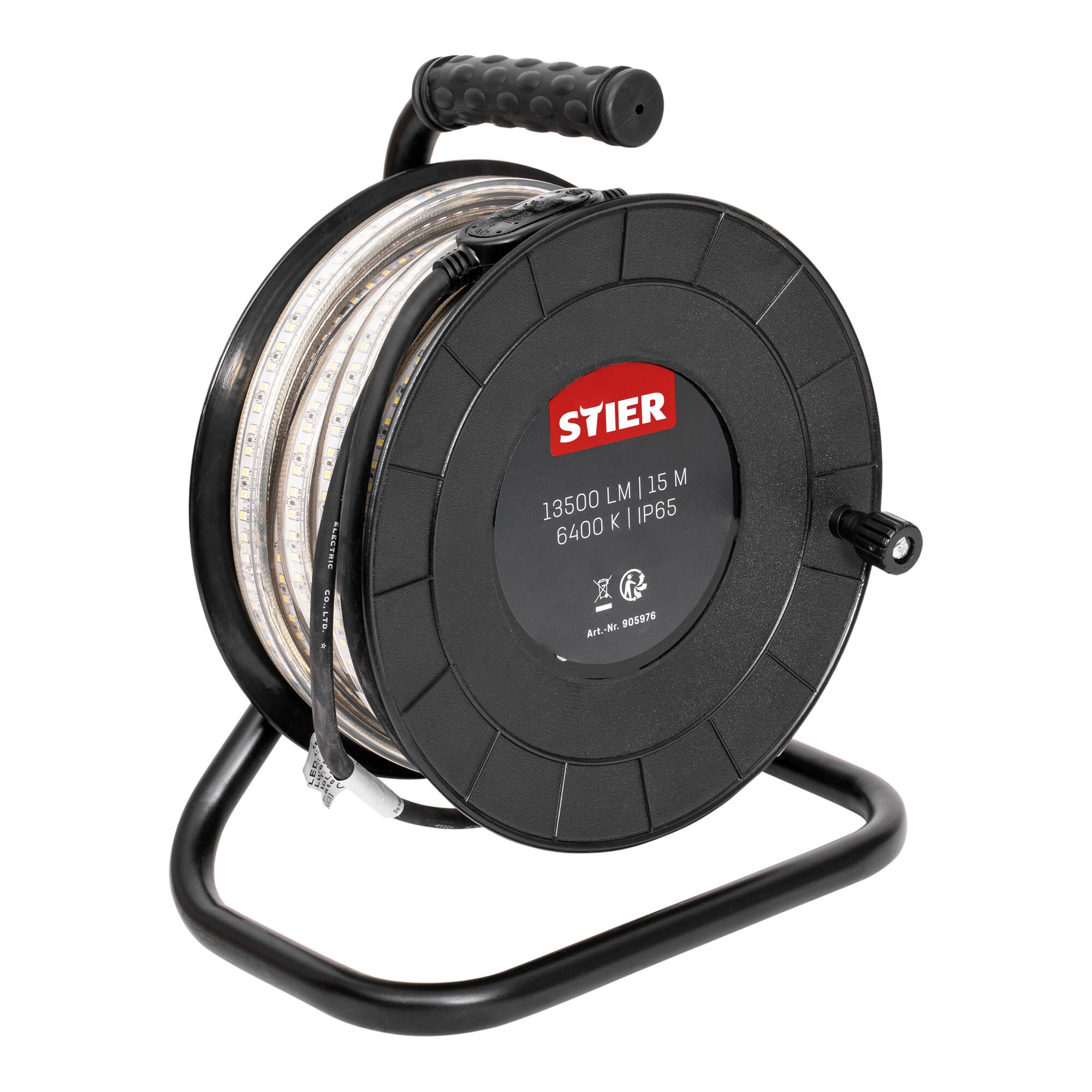 STIER LED Streifen Baustrahler 15m 13.500lm 6.400k (905976)