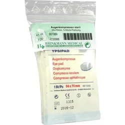 Augenkopressen 56x70Mm Steril 5 ST
