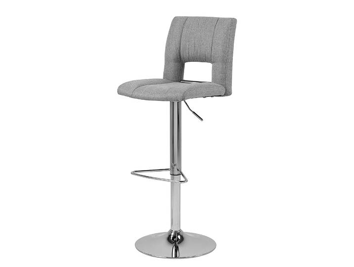 Chaises de bar Selina I - Lot de 2 42 x 94 x 52cm Tissu Cors: Granite