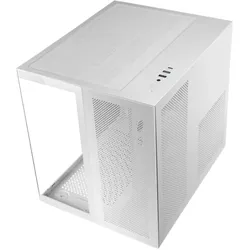 Mars Gaming Boitier Mini Tour Micro ATX MC-Nova avec panneaux vitrés (Blanc) (mATX, Mini-ITX), PC Gehäuse, Weiss