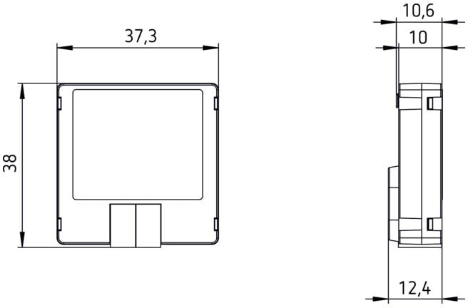 Theben Interface bouton-poussoir KNX Entrée binaire 6 voies TA 6.1 KNX (4969276)