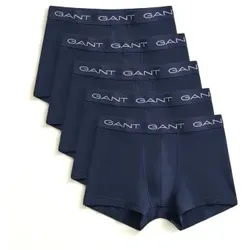 Gant 5P Basic Trunks Marine/Blau Baumwolle X-Large Herren