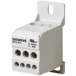 Siemens 5ST2504 Verteilerblock Passend für (Details): Hutschiene TH35 Grau 1 St.