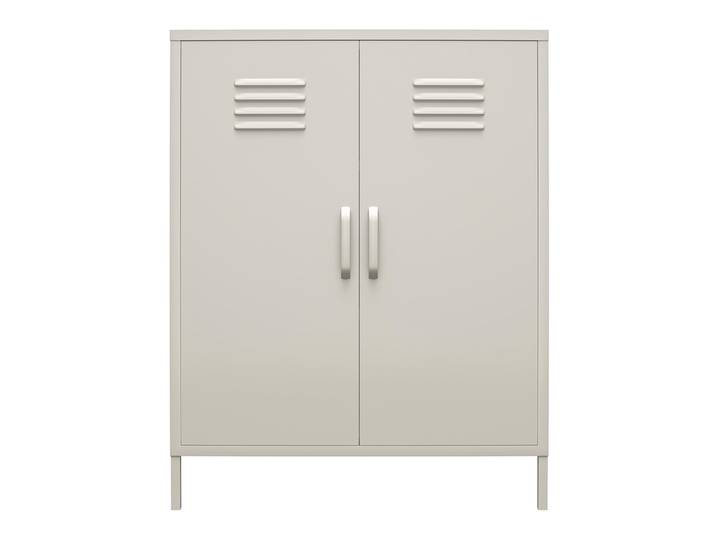 Highboard BRADFORD Metall 100 x 79 x 39 cm Taupe