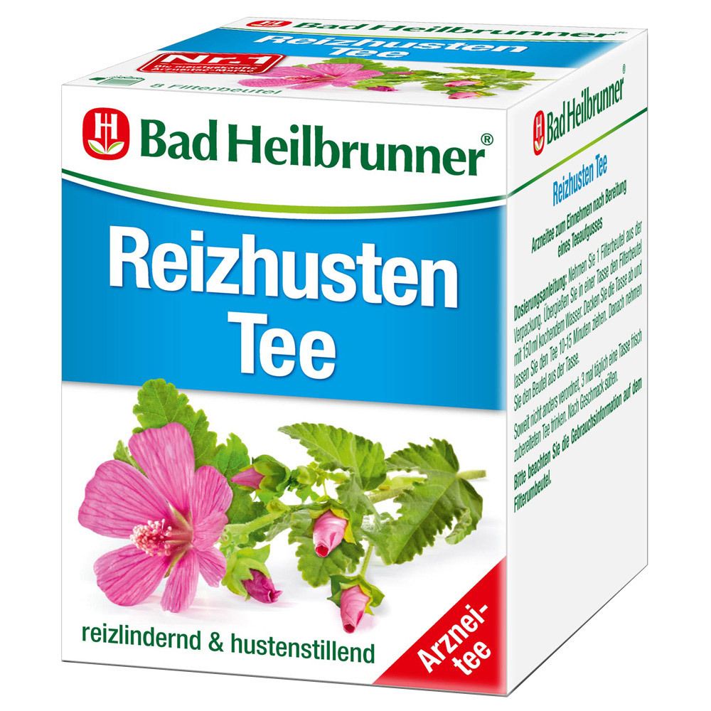 BAD Heilbrunner Reizhusten Tee Filterbeutel 8x1,8 g