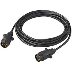 ProPlus, Spanngurt + Ladungssicherung, Verbindungskabel 7M mit 2x Stecker 7-polig