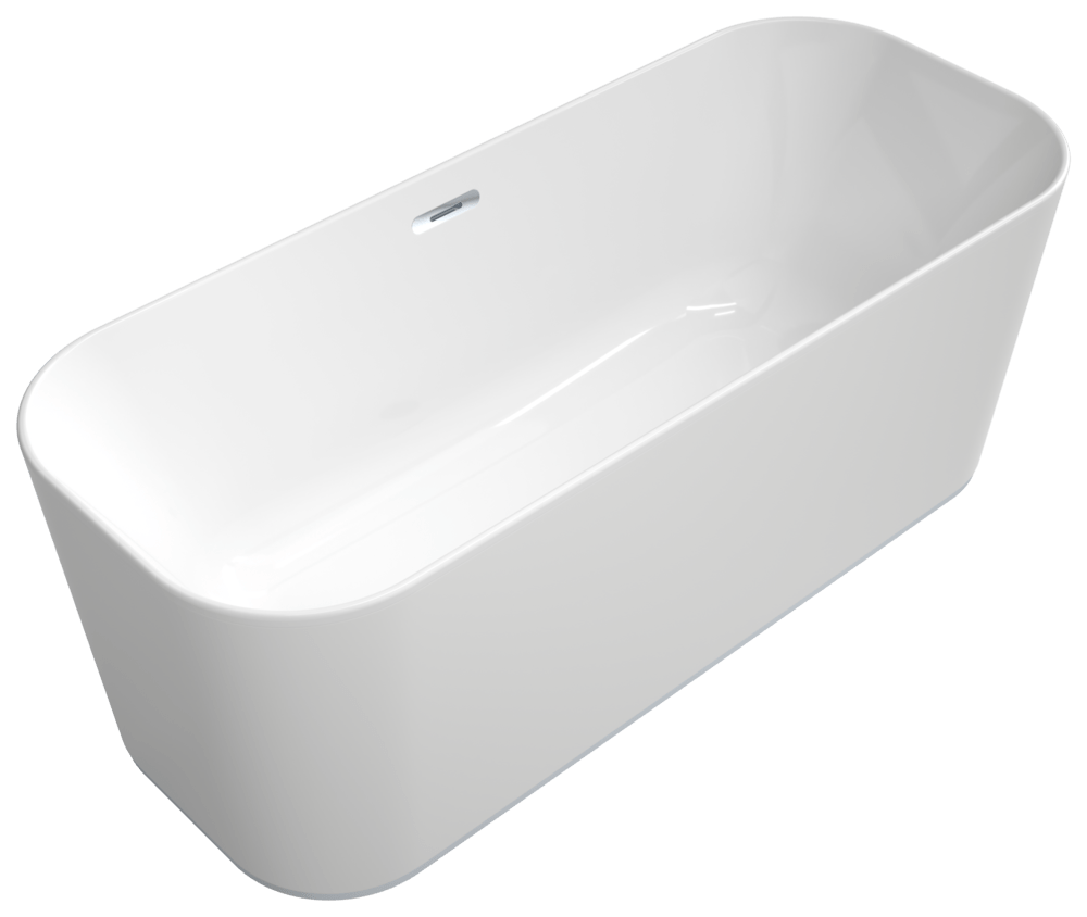 Villeroy & Boch Badewanne Finion Design-Ring Emotion-Funktion verchromt White Alpin, 177FIN7A100V101 177FIN7A100V101
