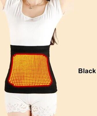 Uplifted Finds Thermal Kidney & Lumbar Recovery System Premium Abdominal Binder & Waist Warmer black l