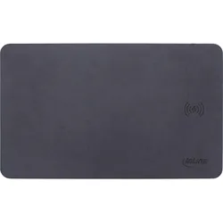 InLine Mauspad mit induktiver Ladematte - 10 Watt - 37 x 22,5 x 0,7 cm, schwarz