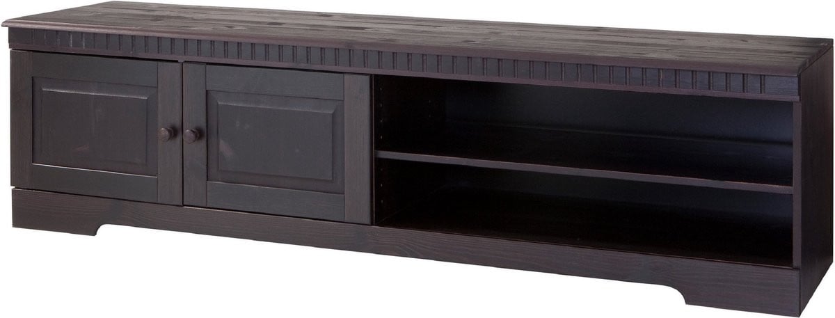 Notio Living Cubrix Lowboard met 2 deuren in klassiek landhuisdesign van grenenhout
