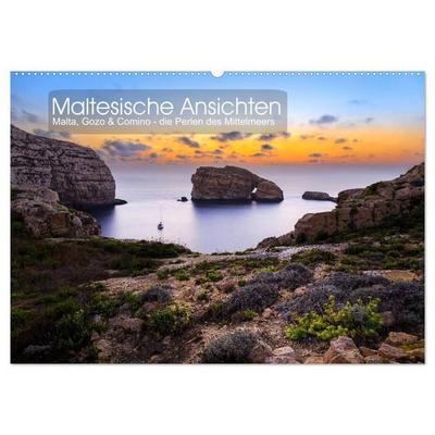 Maltesische Ansichten (Wandkalender 2026 DIN A2 quer), CALVENDO Monatskalender