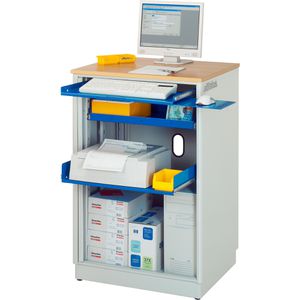 Rau Rau Computerschrank adlatus Modell 2000, lichtg , aus Metall, für Industrie, abschließbar